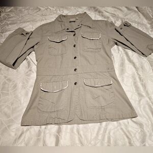 Orb Jacket | Button Down 100% Cotton Size Large